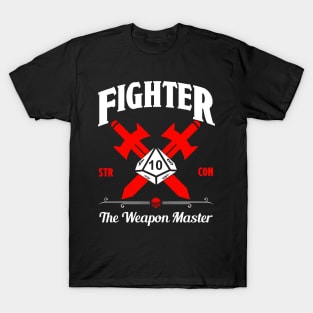 D&D Character Class Fighter T-Shirt